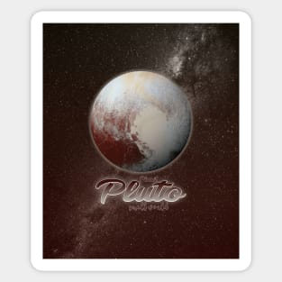 Dwarf Planet Pluto: The Small World V02 Sticker